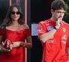 Charles Leclerc et sa femme Alexandra lors du grand prix d'Italie de Formule 1 
©MPS Agency / PsnewZ / Bestimage