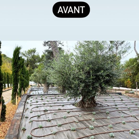 Avant/après de la nouvelle maison de Karine Le Marchand.
