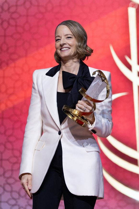 Jodie Foster reçoit le Prix Hommage lors de la deuxième journée du 22ème Festival International du Film de Marrakech le 29 novembre 2025 à Paris, France. Photo by Nasser Berzane/ABACAPRESS.COM