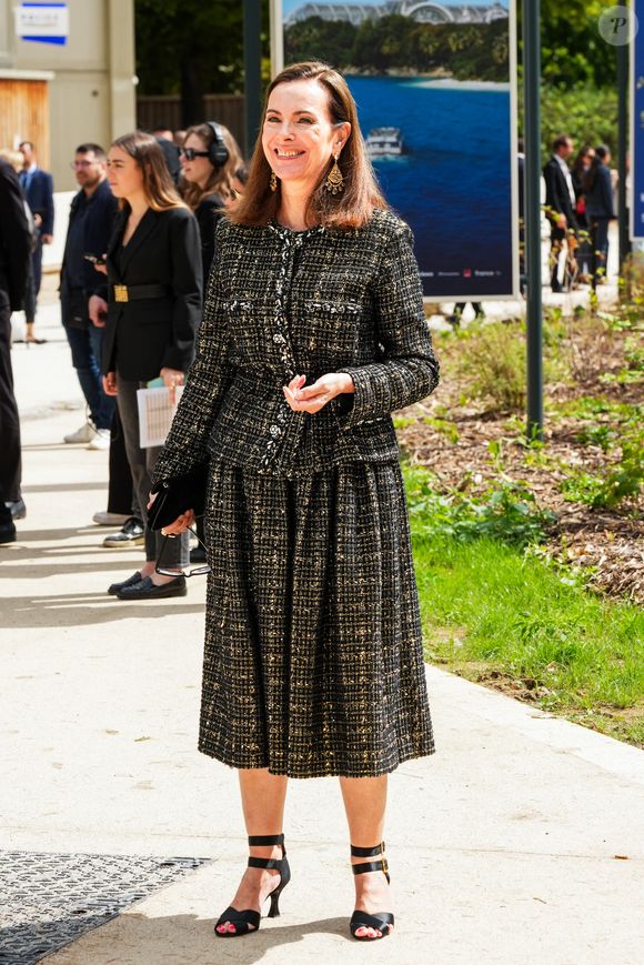 Carole Bouquet attending the Chanel Haute Couture Fall/Winter 2025/2026 show as part of Paris Fashion Week on July 8, 2025 in Paris, France.  (Photo by Lucia Sabatelli/Bestimage)