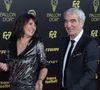 Raymond Domenech et sa femme Estelle Denis - Cérémonie du Ballon d'Or 2019 à Paris le 2 décembre 2019. © Jeremy Melloul/Bestimage