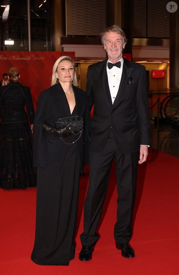 Sir Jim Ratcliffe et sa femme Alicia durant la traditionnelle soirée de la Fête Nationale Monégasque au Grimaldi Forum à Monaco, le 19 novembre 2024. La Famille Princière et leurs convives ont assisté à un opéra en 4 actes "La Bohême". © JC VINAJ / Pool Monaco / Bestimage