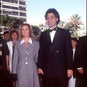 Brigitte Fossey et son mari lors d' une soiree au festival de Cannes en 1994. ©Angeli-Rindoff/Bestimage