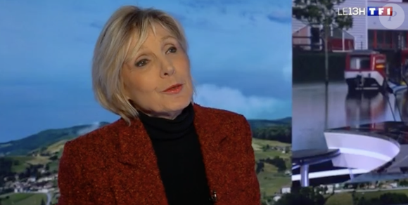 Hommage à Catherine Laborde dans le 13h de TF1 présenté par Marie-Sophie Lacarrau.