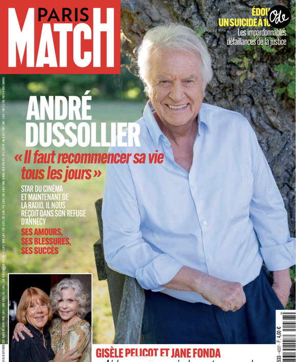 Le magazine "Paris Match" du 10 septembre 2026