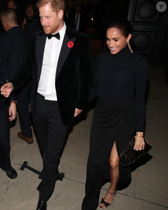 Le prince Harry et Meghan Markle quittant la soirée d'anniversaire de Kris Jenner à Beverly Hills, le 8 novembre 2025. 

Photo : Backgrid USA / Bestimage