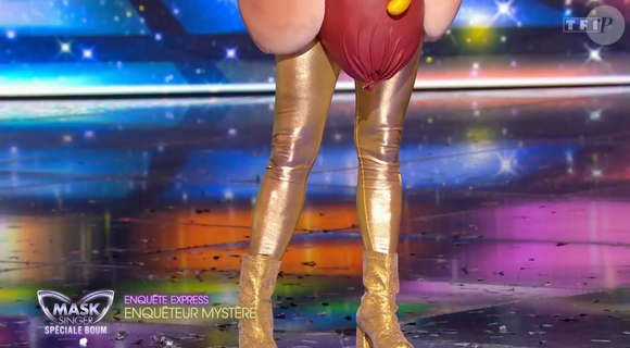 Lady Saucisse dans Mask Singer, capture d'écran TF1