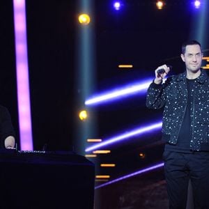Exclusif - Quentin Mosimann et Grand Corps Malade à l'enregistrement de l'émission "Duos Mystères" à la Seine Musicale à Paris, le 1er février 2021.

Photo : Gaffiot-Moreau / Bestimage
