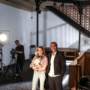 Exclusif - Ary Abittan pendant l’enregistrement d’Animaux Stars, présenté par B.Montiel et diffusé le 4 octobre 2025 sur Animaux TV, à Paris, France le 3 juillet 2025. © Jack Tribeca/Bestimage