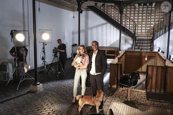Exclusif - Ary Abittan pendant l’enregistrement d’Animaux Stars, présenté par B.Montiel et diffusé le 4 octobre 2025 sur Animaux TV, à Paris, France le 3 juillet 2025. © Jack Tribeca/Bestimage