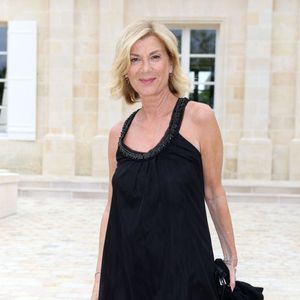 Exclusif - Michèle Laroque au Château Grand- Puy Ducasse à Pauillac en Gironde, le 9 juillet 2024. - Festival International du Film en Médoc " Les Vendanges du 7ème Art" à Pauillac. © Jean-Marc Lhomer/Bestimage