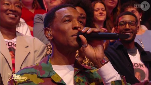 Tellement que même Thierry Cham ne pouvait pas les départager
Demi-finale de Franck et Ebony, le 18 janvier 2025, sur TF1, dans la "Star Academy 2024"