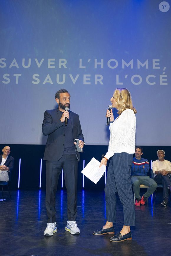 Et de rappeler : "La vie n'est possible que grâce aux océans et on n'a pas de planète de rechange."

 / Cyril Hanouna et Maud Fontenoy lors de la cérémonie de remise des prix de la Fondation Maud Fontenoy à l'Olympia à Paris le 27 mai 2025. © Pierre Perusseau/Bestimage