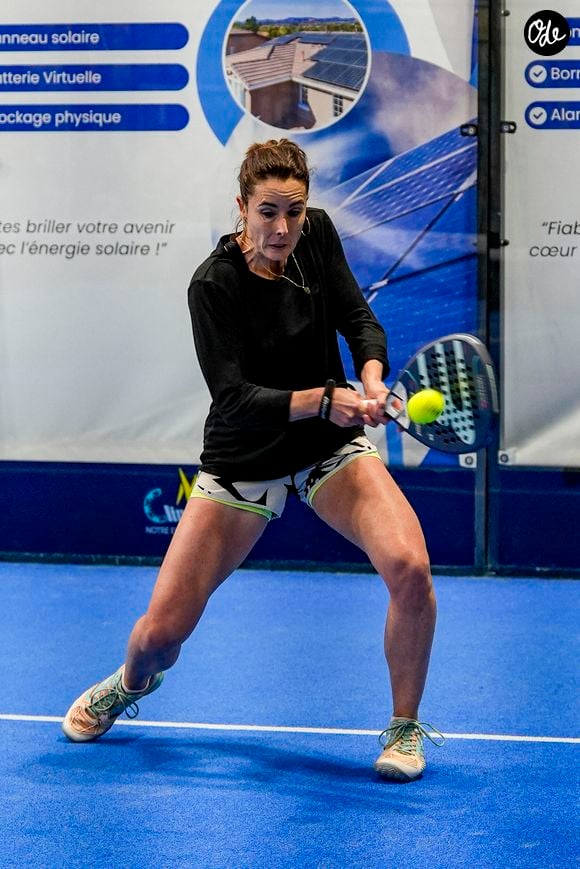Alize Cornet participe à un tournoi de Padel P2000 à Saint-Priest le 8 mars 2025.
© Sandrine Thesillat / PsnewZ / Bestimage