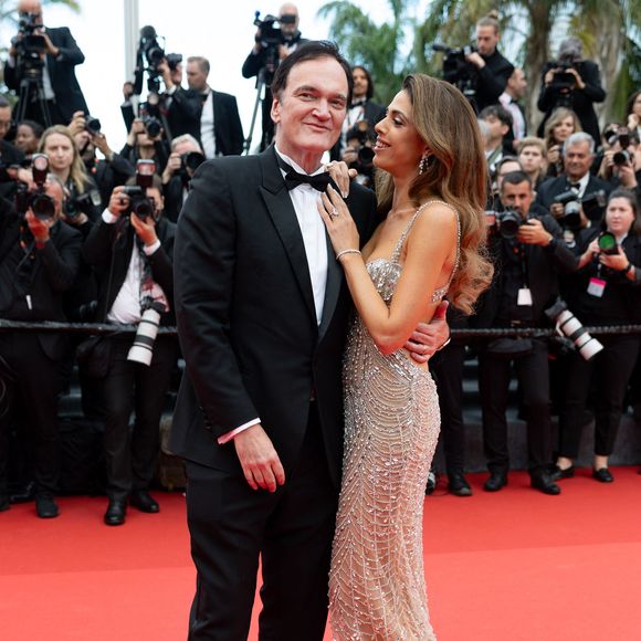 Quentin Tarantino et sa femme Daniella Tarantino - Montée des marches du film « Partir un jour » pour la cérémonie d’ouverture du 78ème Festival International du Film de Cannes, au Palais des Festivals à Cannes. Le 13 mai 2025
© Olivier Borde / Bestimage