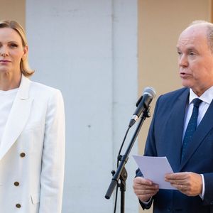 Le prince Albert II de Monaco et la princesse Charlène de Monaco ont accueilli au Palais princier les ambassadeurs et représentants permanents des 46 États membres de l'organisation du Conseil de l'Europe, Monaco le 2 septembre 2026. © Olivier Huitel/Pool Monaco/Bestimage