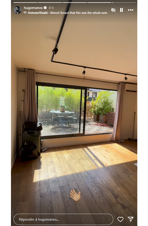 Il a annoncé qu'il quittait son appartement du 18e arrondissement de Paris

Hugo Manos annonce qu'il va quitter son appartement du 18e arrondissement de Paris - Instagram, le 18 juin 2025