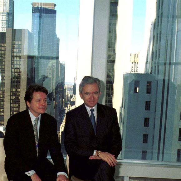 Christian de Portzamparc et Bernard Arnault - réunion de groupe LVMH à New York RINDOFF-BORDE / BESTIMAGE