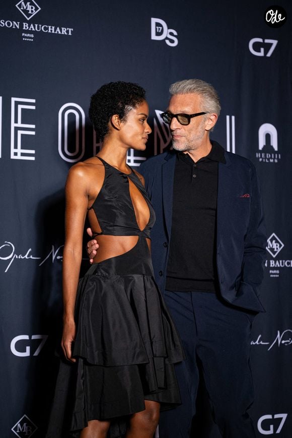 Narah Baptista, Vincent Cassel lors de la première du film “The Opera” aux Folies Bergère à Paris le 31 août 2026. 

© Pierre Perusseau / Bestimage