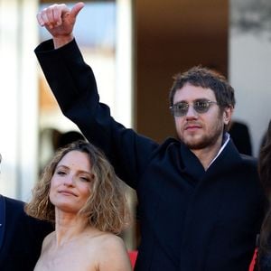 Benoît Magimel, Léa Mysius, Bastien Bouillon, Monica Bellucci - Montée des marches du film " Histoires de la nuit " lors du 79ème Festival International du Film de Cannes, le 21 mai 2026. © Olivier Borde / Bestimage
