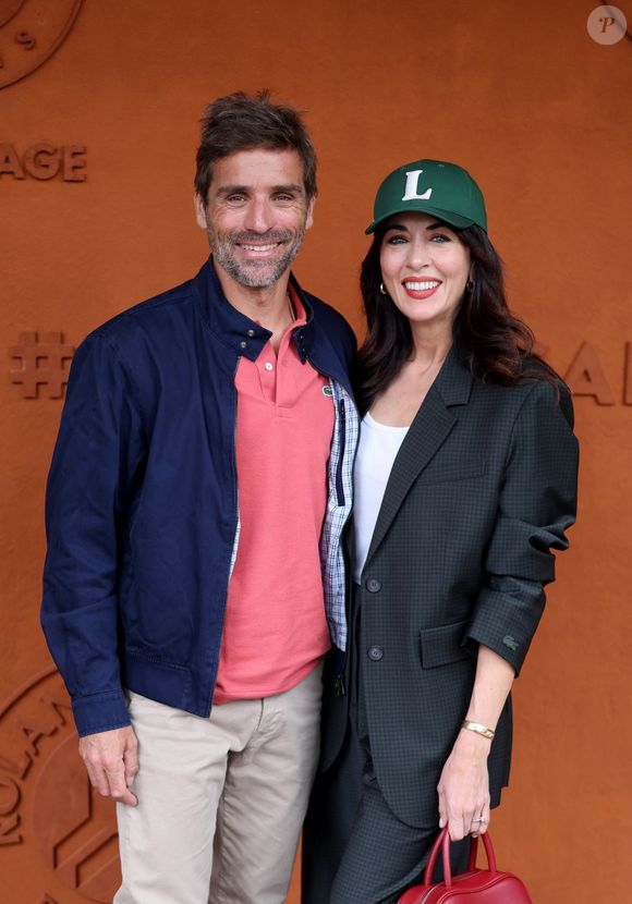 Nolwenn Leroy et son compagnon Arnaud Clément au village lors des Internationaux de France de Tennis de Roland Garros 2025, à Paris, France, le 26 mai 2025. © Jacovides-Moreau/Bestimage