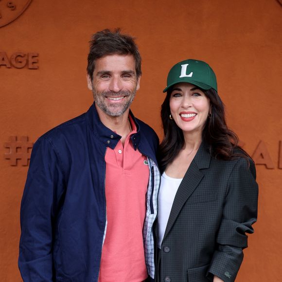Nolwenn Leroy et son compagnon Arnaud Clément au village lors des Internationaux de France de Tennis de Roland Garros 2025, à Paris, France, le 26 mai 2025. © Jacovides-Moreau/Bestimage