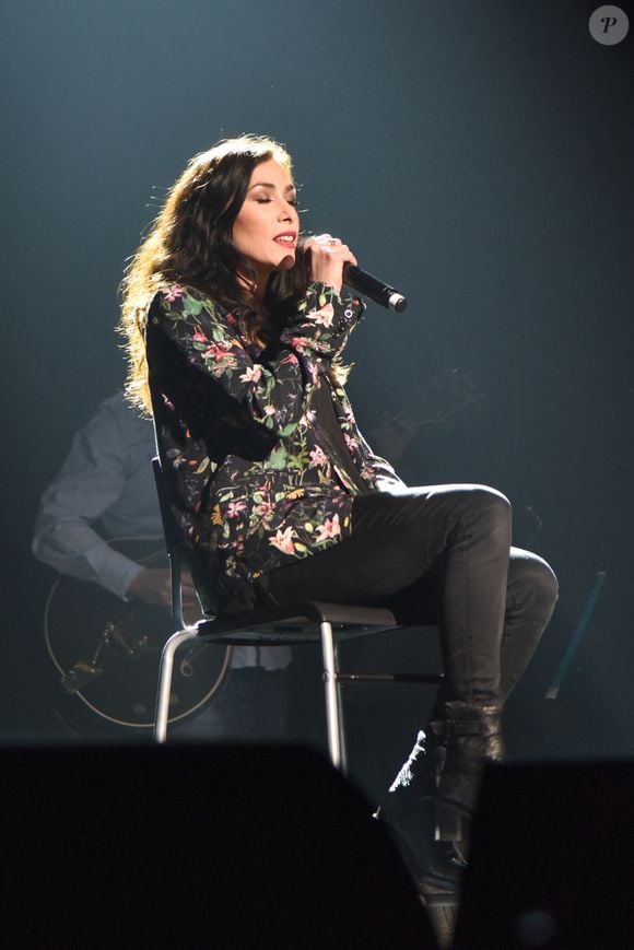 Olivia Ruiz - Gala 2018 Gala de la Fondation sur la recherche sur Alzheimer, Concert 2 Generations chantent pour la 3 eme salle Pleyel a Paris, FRANCE. Le 12 Fevrier 2018. Photo by Shootpix/ABACAPRESS.COM