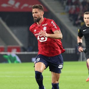 Olivier GIROUD (LOSC Lille) lors du match LOSC Lille - Le Havre, 32e journée de Ligue 1, Decathlon Arena, stade Pierre Mauroy, le 3 mai 2026 - photo Laurent Sanson / PsnewZ