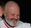 Un incident grave en plein tournage le pousse à quitter le restaurant, un geste très rare dans l’émission.

Le chef Philippe Etchebest est le président d'honneur d'Exp'Hotel 2021 à Bordeaux. Sur la photo, le célèbre chef Philippe Etchebest lors du concours culinaire dont il est le jury, le 29 novembre 2021, à Bordeaux, France. Photo par Thibaud Moritz/Abaca