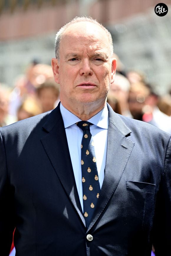 Le prince Albert II de Monaco durant le Monaco E-Prix 2026, Round 10, le 17 mai 2026.  © Bruno Bebert / Bestimage