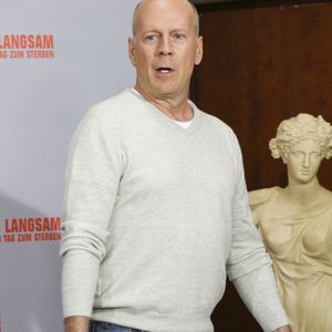 Bruce Willis - Photocall de 'A Good Day To Die Hard' a Berlin en Allemagne le 5 Fevrier 2013.
API / BESTIMAGE