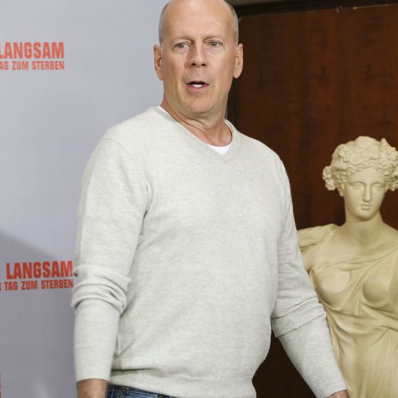 Bruce Willis - Photocall de 'A Good Day To Die Hard' a Berlin en Allemagne le 5 Fevrier 2013.
API / BESTIMAGE