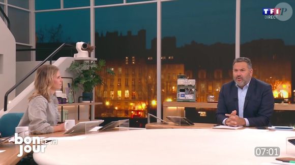 Incident en plein direct pour Bruce Toussaint dans "Bonjour !", sur TF1 mercredi 24 septembre 2025.