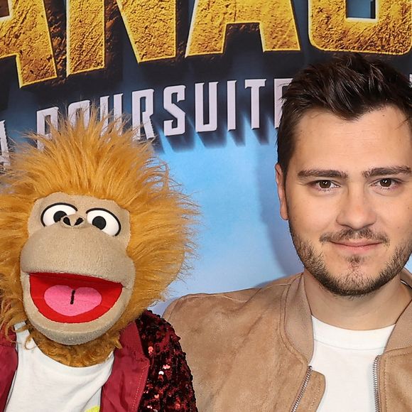 Exclusif - Jeff Panacloc - Avant-première du film "Jeff Panacloc À la poursuite de Jean-Marc" au cinéma Publicis à Paris. Le 17 décembre 2023 © Coadic Guirec / Bestimage