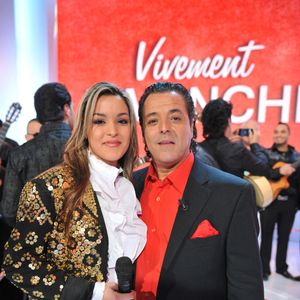 Chico Bouchikhi et sa fille Sonia lors de l'enregistrement de l'émission "Vivement Dimanche", à Paris, France, le 21 décembre 2010. 

Photo par Max Colin/ABACAPRESS.COM