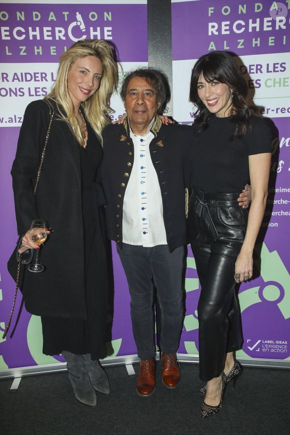 Laurent Voulzy et sa compagne Isaure Le Faou et Nolwenn Leroy - Backstage du Gala de la Fondation Recherche Alzheimer placée sous le signe de l'émotion et du partage avec un concert unique sur le thème "2 générations chantent pour la 3ème" à l'Olympia à Paris © Olivier Borde - Bertrand Rindoff/Bestimage