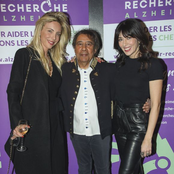 Laurent Voulzy et sa compagne Isaure Le Faou et Nolwenn Leroy - Backstage du Gala de la Fondation Recherche Alzheimer placée sous le signe de l'émotion et du partage avec un concert unique sur le thème "2 générations chantent pour la 3ème" à l'Olympia à Paris © Olivier Borde - Bertrand Rindoff/Bestimage