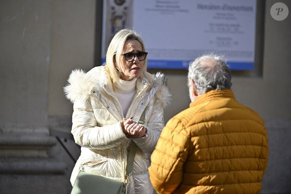Ses obsèques ont été organisées ce mardi 13 janvier 2026 à la cathédrale Sainte-Réparate de Nice

Celine Leclercq, fille d'Evelyne Leclercq, lors de la cérémonie d'enterrement de la présentatrice de télévision Evelyne Leclercq à la cathédrale Sainte-Réparate de Nice, France, le 13 janvier 2026. Elle est décédée le 30 décembre 2025 (à l'âge de 74 ans) à Grasse. Photo par Laurent Coust/ABACAPRESS.COM