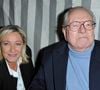 Marine Le Pen, Jean-Marie Le Pen - Inauguration de la 50 eme edition de la Foire du Trone a Paris. Le 29 mars 2013