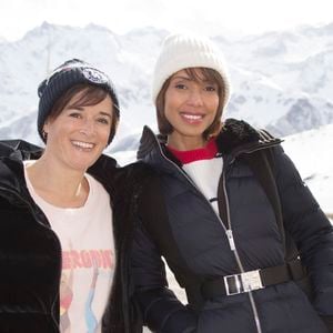 Béatrice de la Boulaye, Sonia Rolland pour Tropiques criminels. - Rendez-vous avec les actrices et acteurs de la 24ème édition du festival Tv de Luchon le 12 février 2022.

© Christophe Aubert / Bestimage