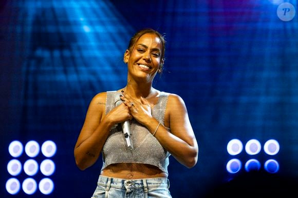 Amel Bent en concert au festival Music en ciel à Saint-Priest le 12/07/2025 .Photo Sandrine Thesillat / PsNewZ