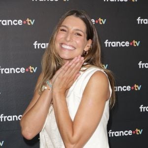 Laury Thilleman au photocall de la conférence de presse de rentrée de France Télévisions à Paris, France, le 4 septembre 2024. © Coadic Guirec/Bestimage