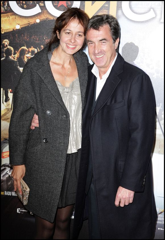 Francois Cluzet & Valerie Bonneton - avant premiere du film ' Le Concert ' au Theatre du Chatelet. © Guillaume Gaffiot/Bestimage