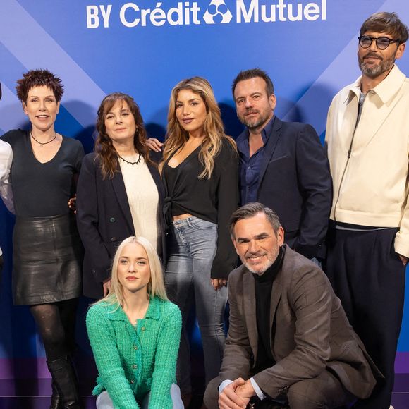 Les membres du casting de "Plus belle la vie, encore plus belle" Stephane Henon, Jerôme Bertin, Lola Marois, Manon Chevallier, Jeremy Charvet, Cecilia Hornus, Laurent Kerusore, Marie Reache assistent à un photocall lors de la deuxième journée du Festival Series Mania le 16 mars 2024 à Lille, France. Photo by Sebastien Courdji/ABACAPRESS.COM