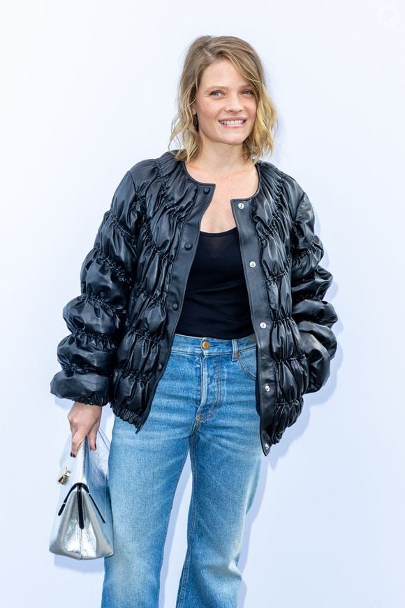Naissance - Mélanie Thierry et Raphaël sont parents d'un troisième enfant -  Mélanie Thierry au photocall du défilé Chloé prêt à porter femme Printemps/Été 2024 lors de la Fashion Week de Paris (PFW), au Palais de Tokyo, à Paris, France, le 28 septembre 2023. © Olivier Borde/Bestimage