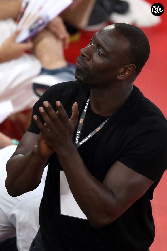 L'acteur français et coprésident du Paris Basketball, Omar Sy, assiste au quatrième match de la finale du Championnat de France Elite de basket-ball opposant l'AS Monaco au Paris Basketball, à Monaco, le 22 juin 2025. 

© Stéphane Pillaud/Psnewz/Bestimage