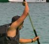 Lors d'une épreuve dans l'eau
Capture d'écran de "Pékin Express" sur M6