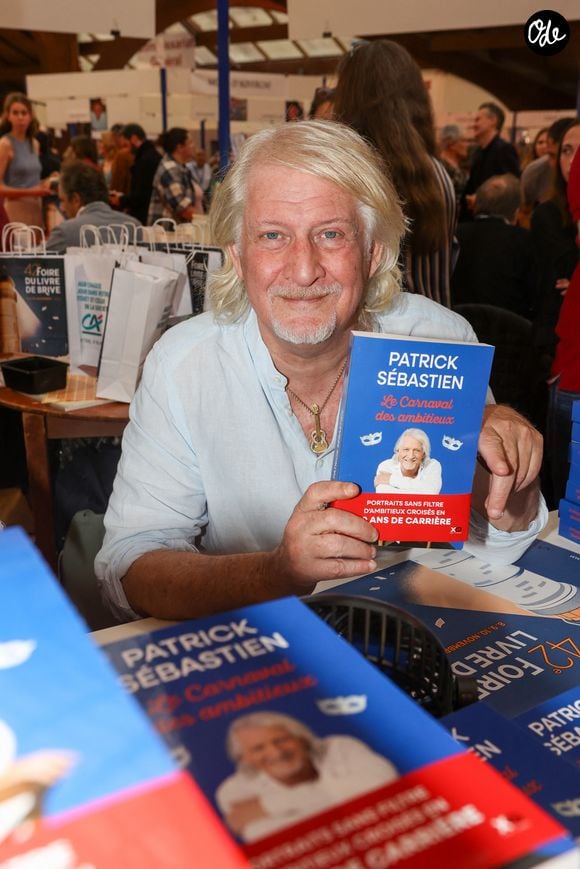 Patrick Sébastien à la Halle Georges Brassens de Brive-la-Gaillarde pour la Foire du Livre de Brive, le 9 novembre 2024. Copyright : Jean-Marc Lhomer / Bestimage