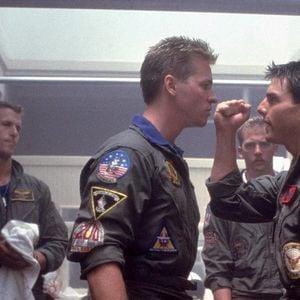 Tom Cruise et Val Kilmer dans "Top Gun"
