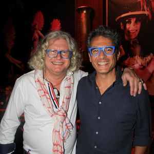 Pierre-Jean Chalençon et Julien Cohen lors de la soirée d'anniversaire de Pierre-Jean Chalençon (né le 23 juin 1970) au Oh ! César-Paris le 29 juin 2022.
© Philippe Baldini / Bestimage